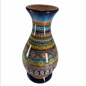 Mexican painted vase